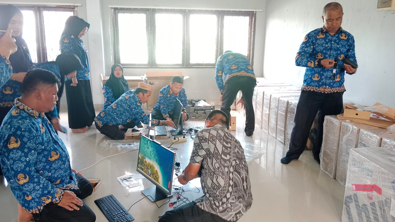 Read more about the article Bantuan PC, Perkuat Kesiapan MAN 1 Kabgor Gelar TKA