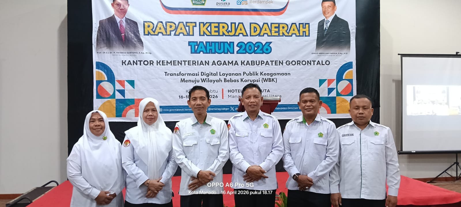 Read more about the article Perkuat Sinergi, MAN 1 Kabgor Hadiri Rakerda Kemenag 2026 di Manado